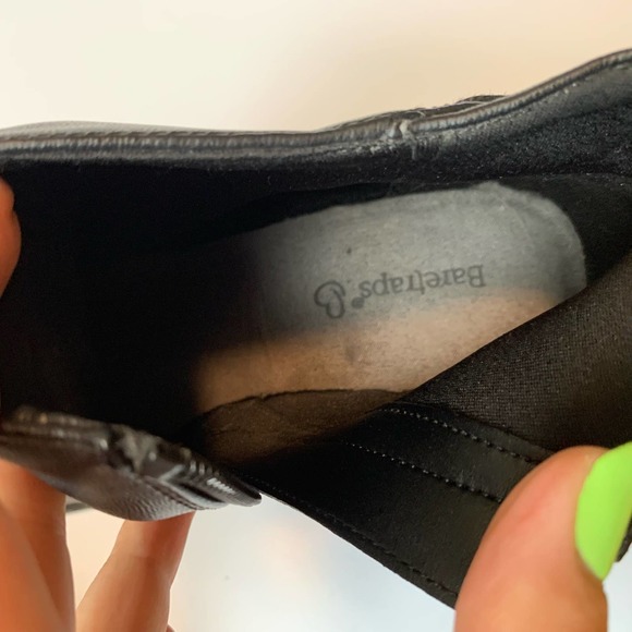 Baretraps Womens Roscoe Ankle Heeled Booties Size 6M Black Career Side Zip - Picture 14 of 16